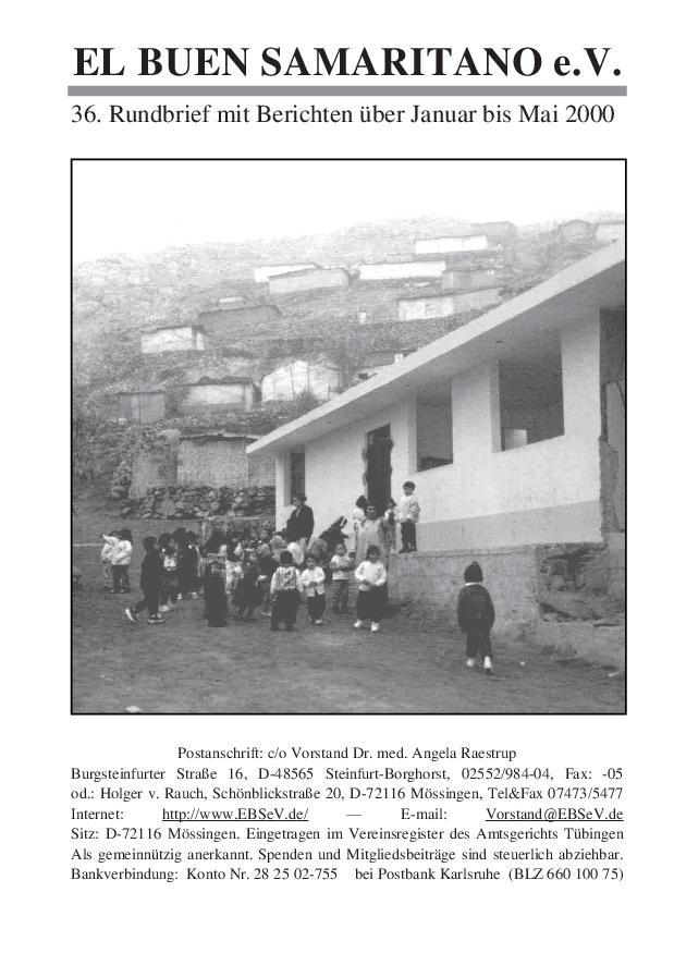 36. Rundbrief