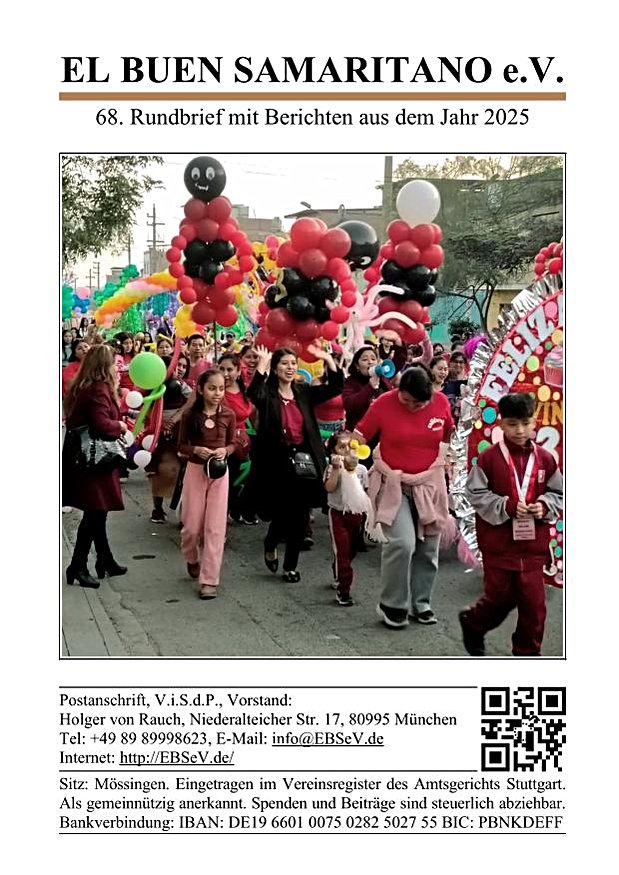 Titelseite des aktuellen Rundbriefes